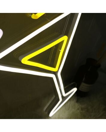 Cocktail Cheers Custom Neon Sign