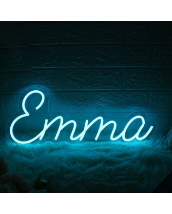 Emma Blue Custom Neon Sign