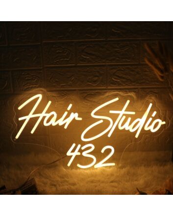 Hair Studio 432 Neon Sign