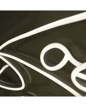 Zoee Dayana White Neon Sign