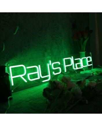 Ray&#039;s Place Green Neon Sign
