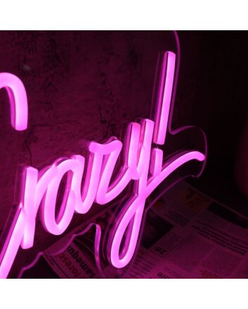 I Love You So Much It is like Crazy Pink Neon Sign