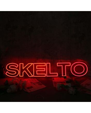 SKELTO Red Noen Sign