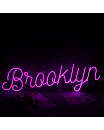 Brooklyn Pink Neon Sign