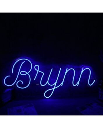Bnynn Blue Neon Sign