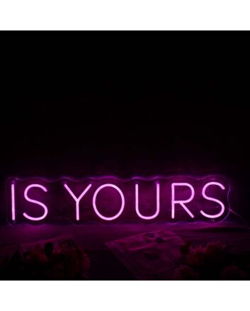 Is Your Pink Custom Neon Sign