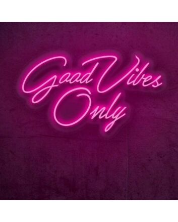 Good Vibes Only LED Neon Sign