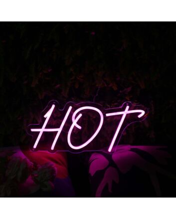 Hot Dark Purple Neon Sign