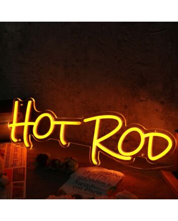 Hot Rod Red Neon Sign