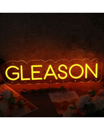 Gleason Red Neon Sign