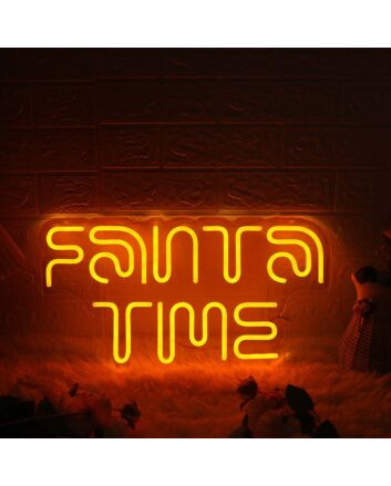 Fanta Time Orange Neon Sign