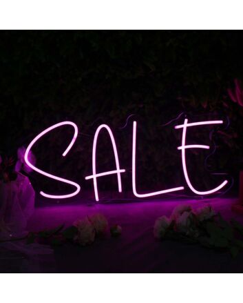 Sale Purple Custom Neon Sign