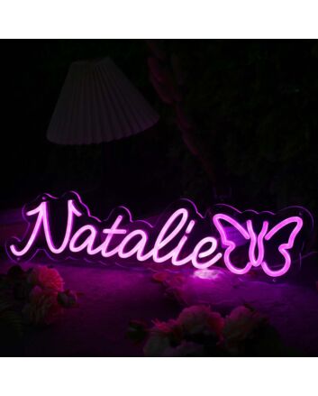 Natalie Pink Neon Sign