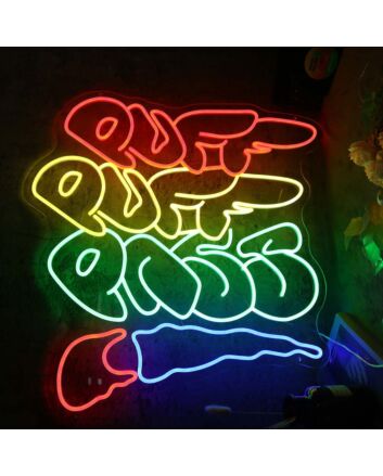 Puff Puff Custom Neon Sign