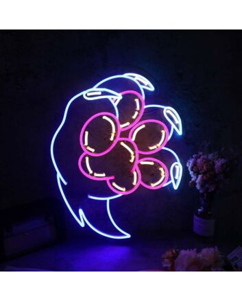 Bear Claw Custom Neon Sign