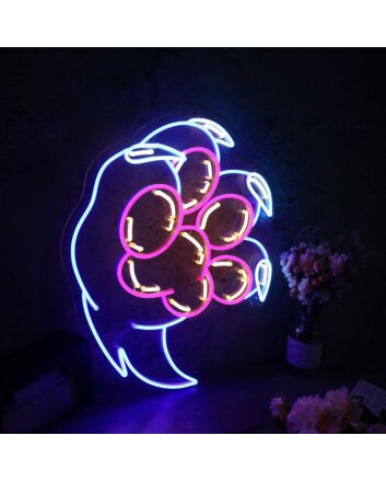Bear Claw Custom Neon Sign