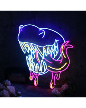 Monster Mouth Custom Neon Sign