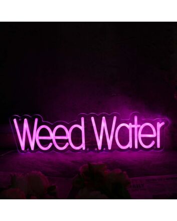 Weed Water Purple Custom Neon Sign
