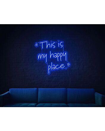 This Is My Happy Place LED Neon Sign