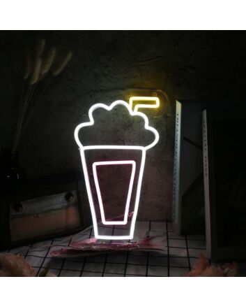 Milkshake Custom Neon Sign