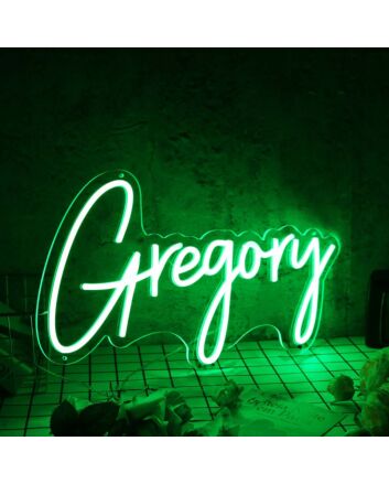 Gregory Green Neon Sign