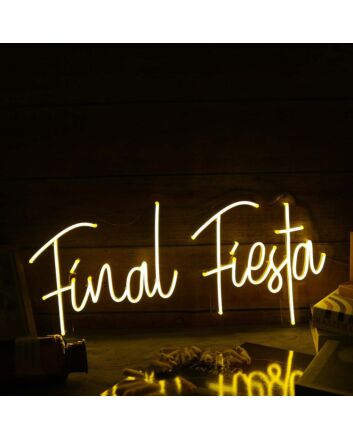 Final Fiesta Neon Sign
