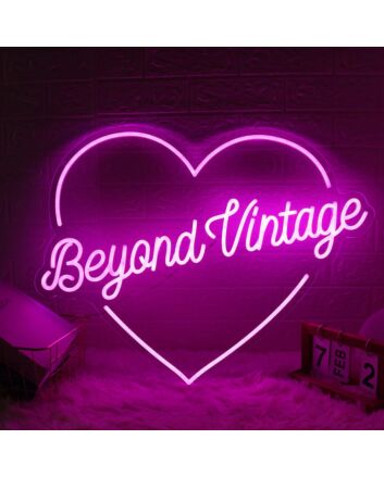 Beyond Vintage Herat Pink Neon Sign