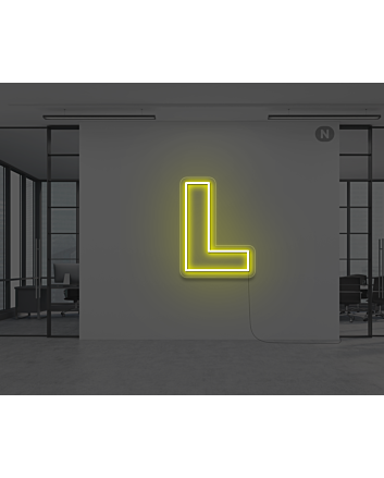 Neon Letter L