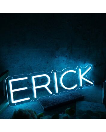 Erick Blue Name Neon Sign