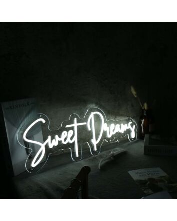 Sweet Dream White Custom Neon Sign