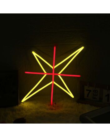 Cross Star Custom Neon Sign