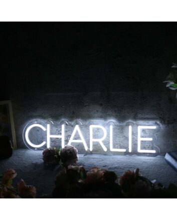 Charlie White Neon Sign