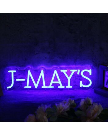 J-MAY'S Blue Neon Sign