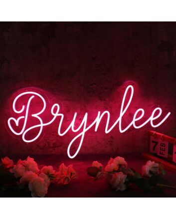 Brynlee Red Neon Sign