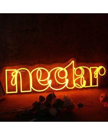 Nectar Orange Neon Sign