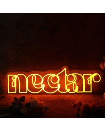 Nectar Orange Neon Sign