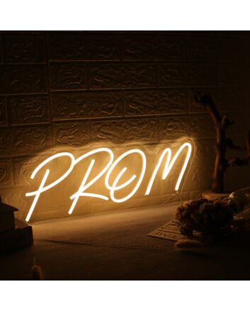Prom Yellow Custom Neon Sign