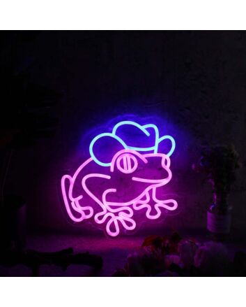 Tree Fog With Cow Hat Custom Neon Sign