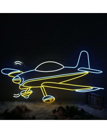Vintage Plane Custom Neon Sign