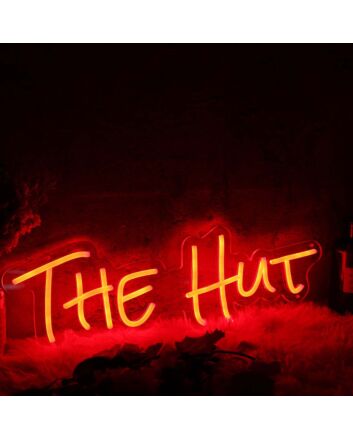The Hut Red Neon Sign