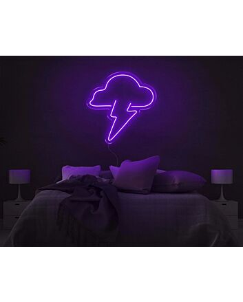 Cloud Lightning Neon Sign