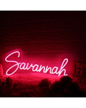 Savannah Red Neon Sign
