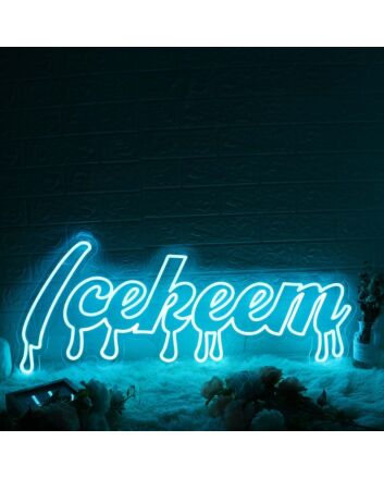 Icekeem Blue Neon Sign