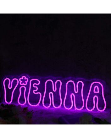 Vienna Purple Neon Sign
