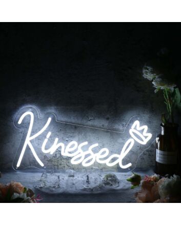 Kinessed White Neon Sign