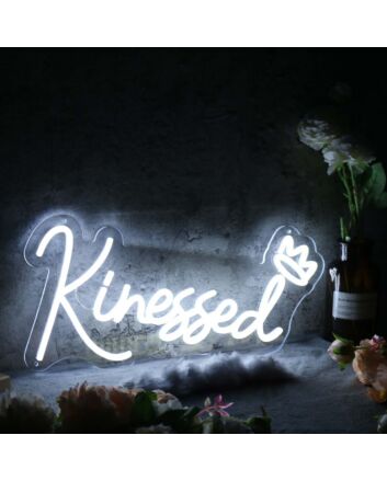 Kinessed White Neon Sign