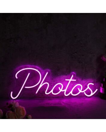 Photos Purple Neon Sign
