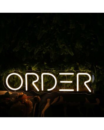Order Yellow Neon Sign