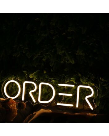 Order Yellow Neon Sign
