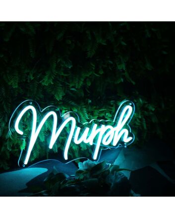 Murph Blue Neon Sign